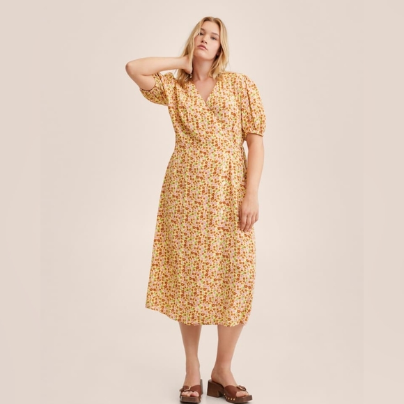 MANGO Wrap dress - Picture 3 of 7